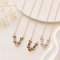 tulip necklace